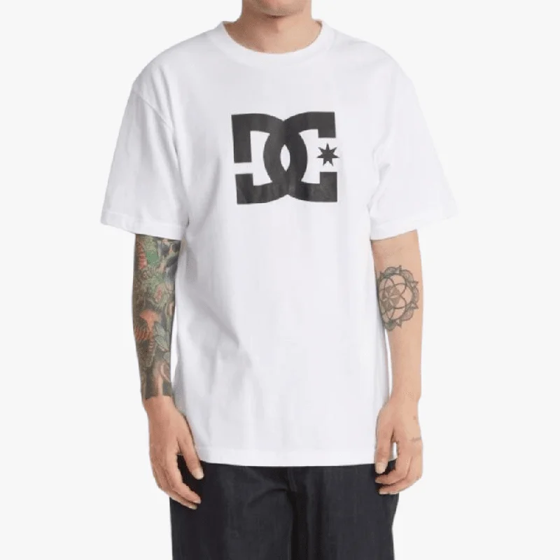 Midnight Sale Dc Mens Dc Star Short Sleeve Tee White