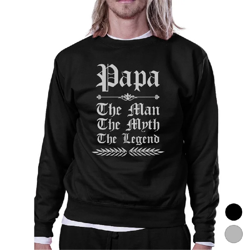 Weekend Specials to Delight Vintage Gothic Papa Mens/Unisex Fleece Sweatshirt For Fathers Day Weekend Specials to Delight Vintage Gothic Papa Mens/Unisex Fleece Sweatshirt For Fathers Day