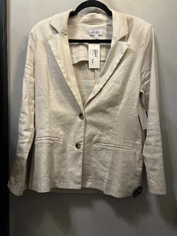 Celebrate the Weekend with Discounts Blazer By Evereve In Tan, Size: S