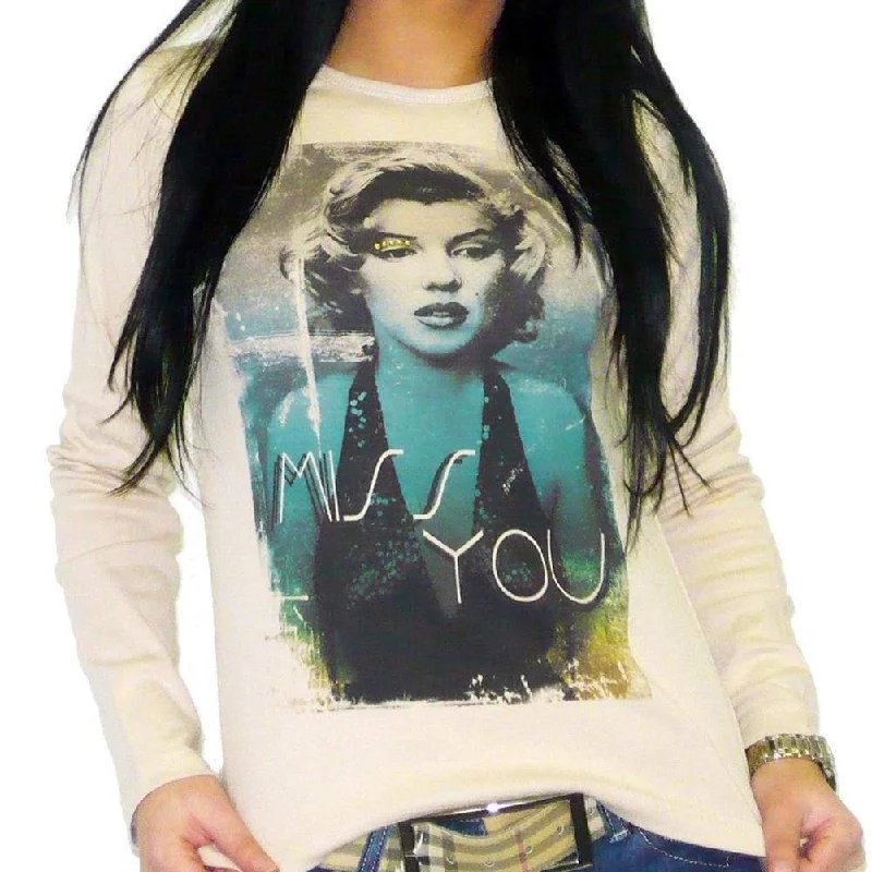 Buy Now Miss you: Women's T-shirt Long Sleeve ONE IN THE CITY 00275