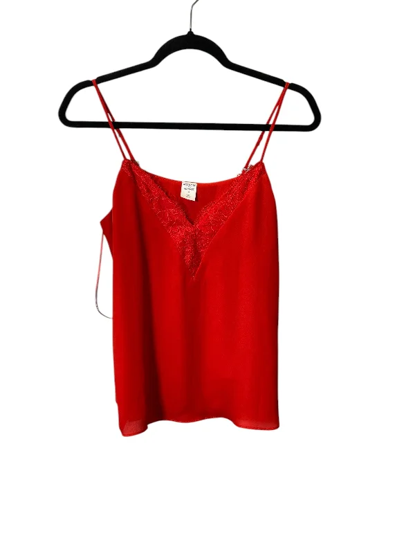 Time-Sensitive Tank Top By Melrose And Market In Red, Size: Xs