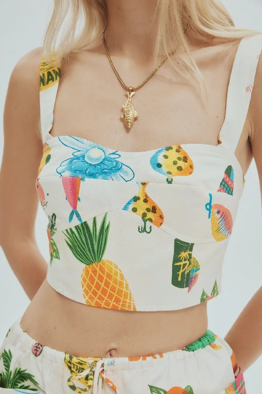 Samaki Crop Top