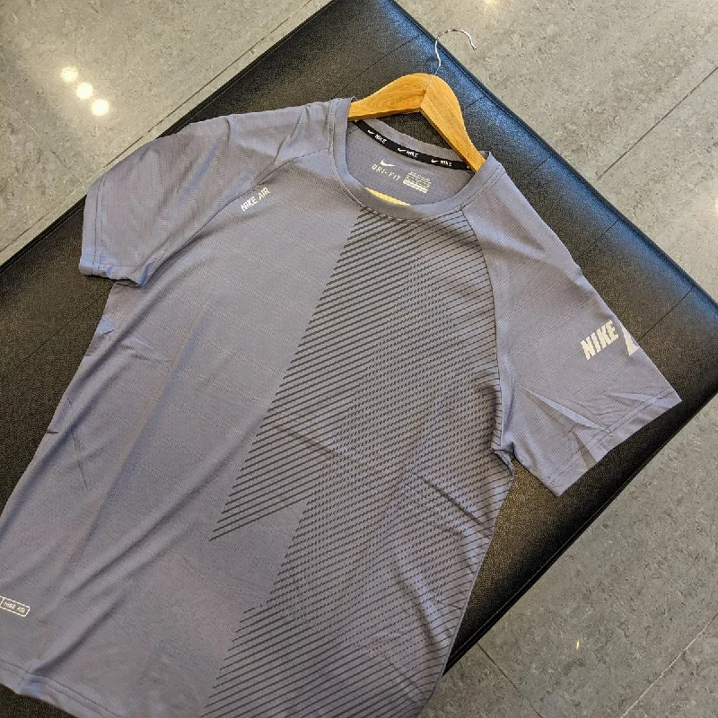 Deal Frenzy NK - Men 'Grey' Short Sleeve Dry Fit T-Shirt SP17