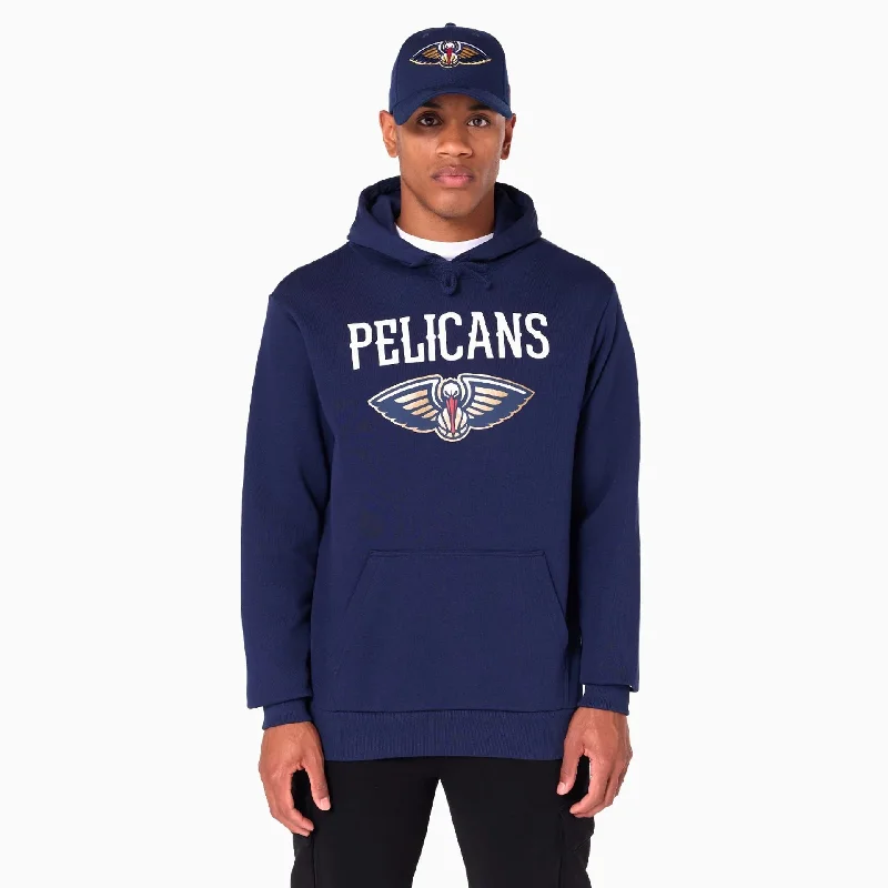 Weekend Offers That Dazzle New Orleans Pelicans NBA Navy Pullover Hoodie