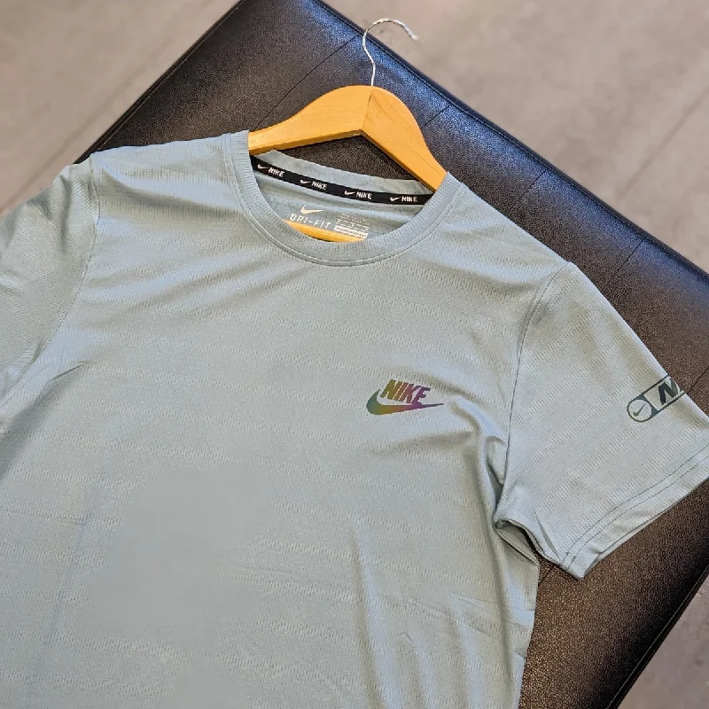 Discount Extravaganza NK - Men 'Light Cyan' Short Sleeve Dry Fit T-Shirt SP14