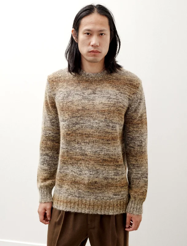 Incredible Offers Sigfred Space Dye Heathland Brown