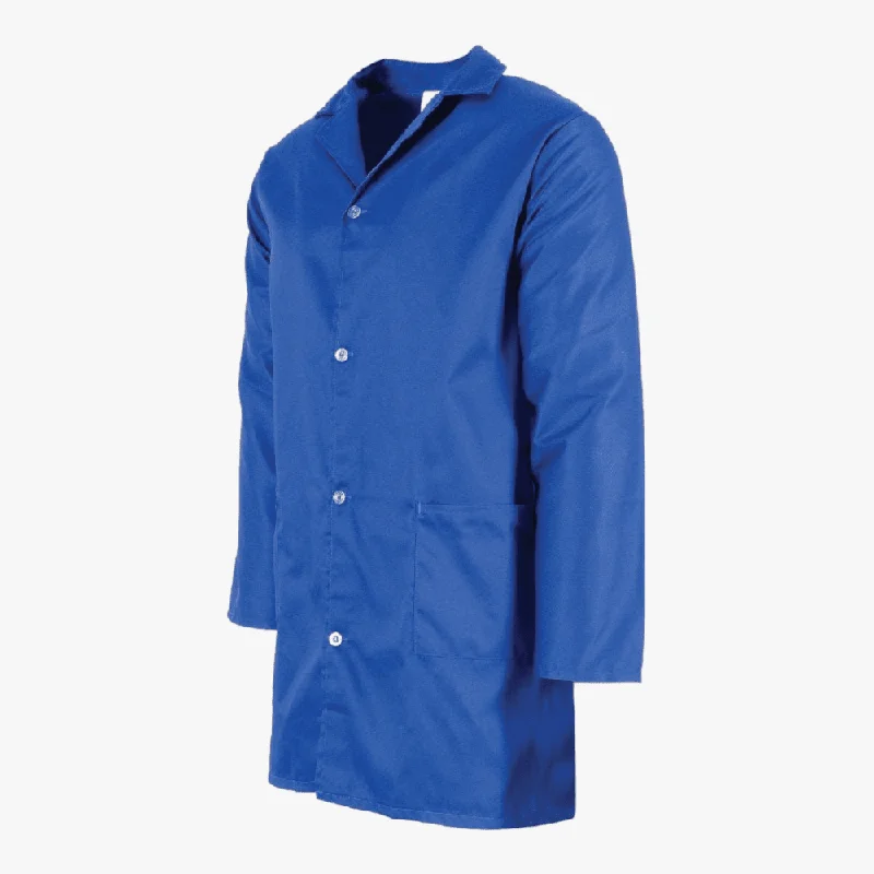Hurry In Pioneer Unisex Dust Coat Royal Blue