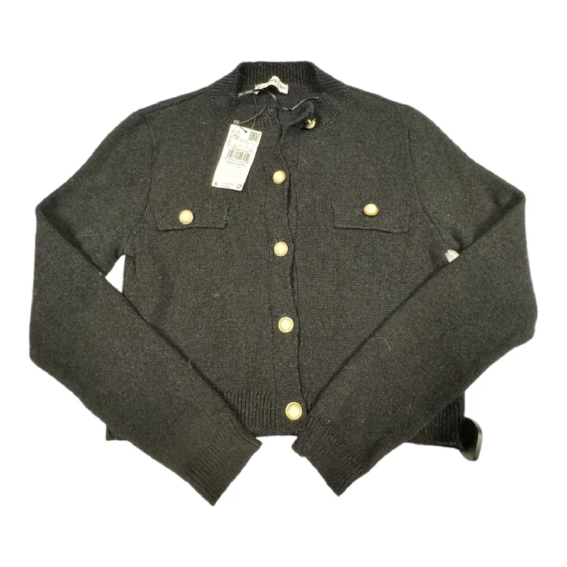 Weekend Offers You Can't Ignore Sweater Cardigan By Mng In Black, Size: S