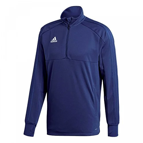 Unmissable Offer Adidas Mens Adidas Men'S Con18 Tr Top2 Sweatshirt, Dark Blue/White, 2X-Large Sweatshirt