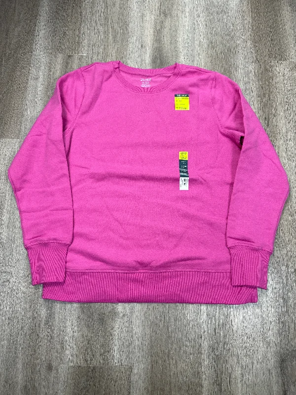 Big Deal Athletic Sweatshirt Crewneck By Tek Gear In Pink, Size: Xl