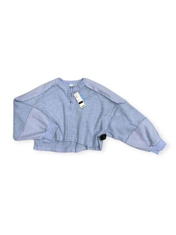 Weekend Steals Await Top Long Sleeve By Urban Outfitters In Blue, Size: S