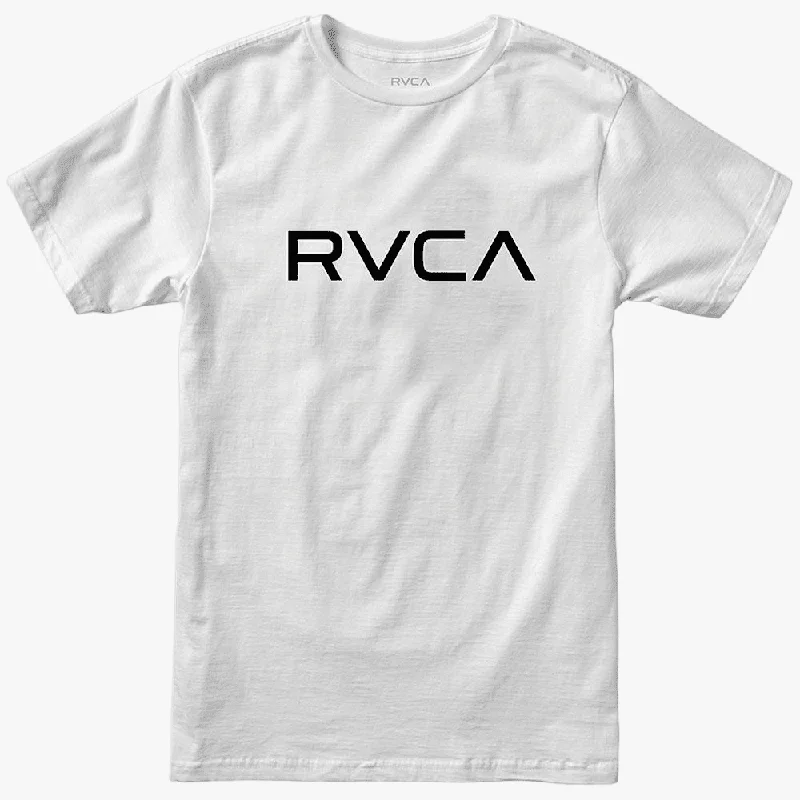 Special Buy Rvca Mens Big Rvca Short Sleeve Tee White/Blk