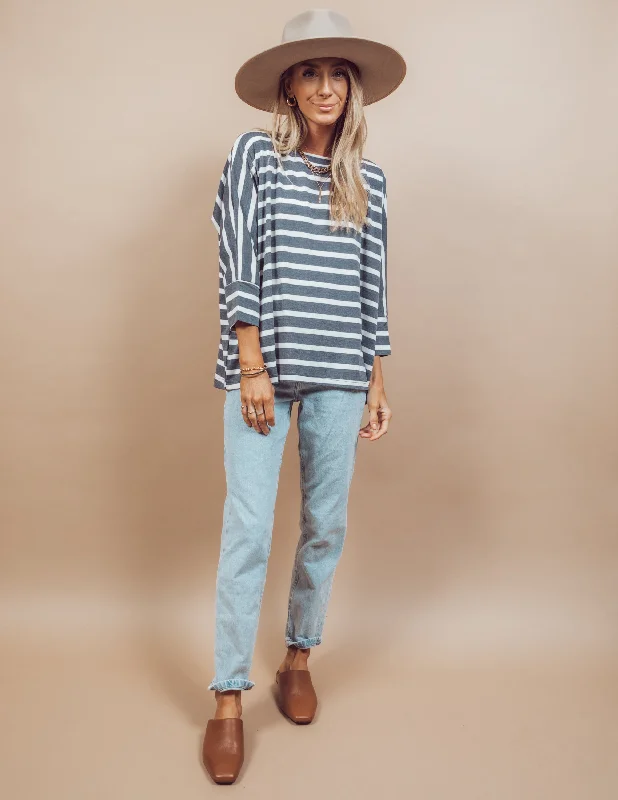 Suki Oversized Striped Top