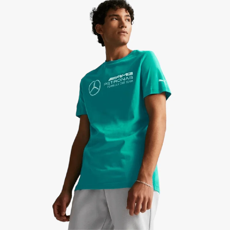 Value Deals Puma Mens Mapf1 Logo Short Sleeve Tee Spectra Green