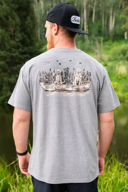 Best Choice Dogs on the Boat - SS - Dark Heather Grey