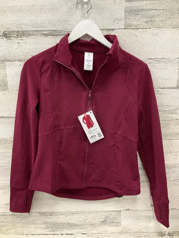 Weekend Deals That Excite Athletic Jacket By Members Mark In Maroon, Size: S