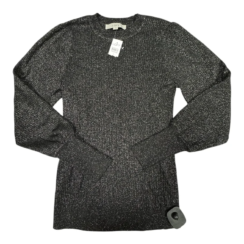 Weekend Wonders Await! Sweater By Loft In Black & Gold, Size: S