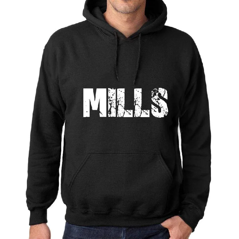 Warehouse Sale Men's Women's Unisex Printed Graphic Cotton Hoodie Soft Heavyweight Hooded Sweatshirt Pullover Popular Words MILLS Deep Black Warehouse Sale Men's Women's Unisex Printed Graphic Cotton Hoodie Soft Heavyweight Hooded Sweatshirt Pullover Popular Words MILLS Deep Black