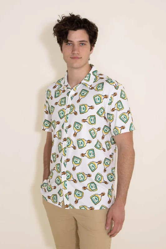 Bonus Savings WearFirst Wanderer Tequila Shirt for Men in White | K017A-TEQUILA
