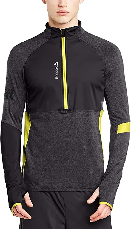 Mega Deal Adidas Unisex Reebok Men'S Delta 1/2 Zip Sweatshirt