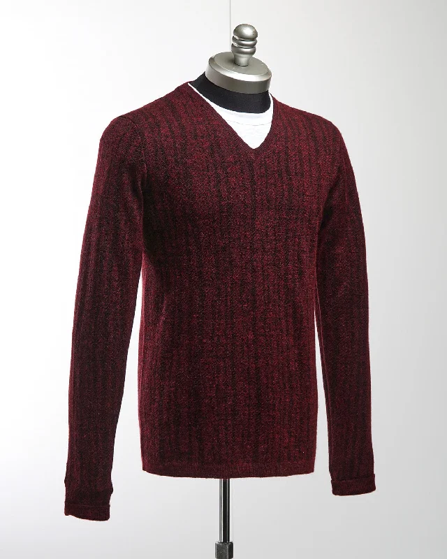 Big Discounts Long Sleeve Fine Gauge Jacquard Knit Sweater
