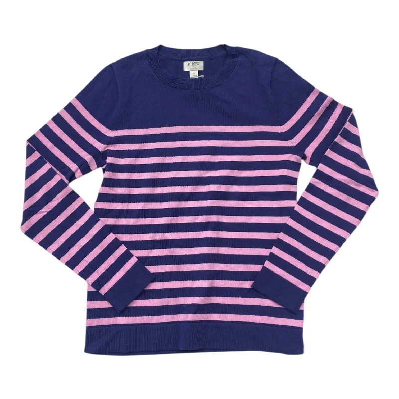 Weekend Deals to Make You Smile Top Long Sleeve By J. Crew In Striped Pattern, Size: S
