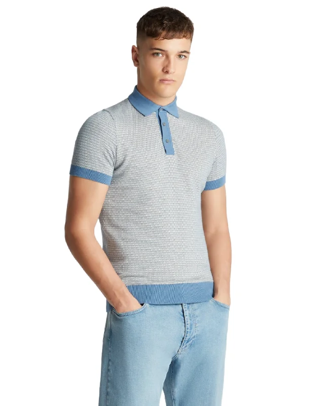 Crazy Deals ID24415-Remus Sky Jaquard Polo Shirt
