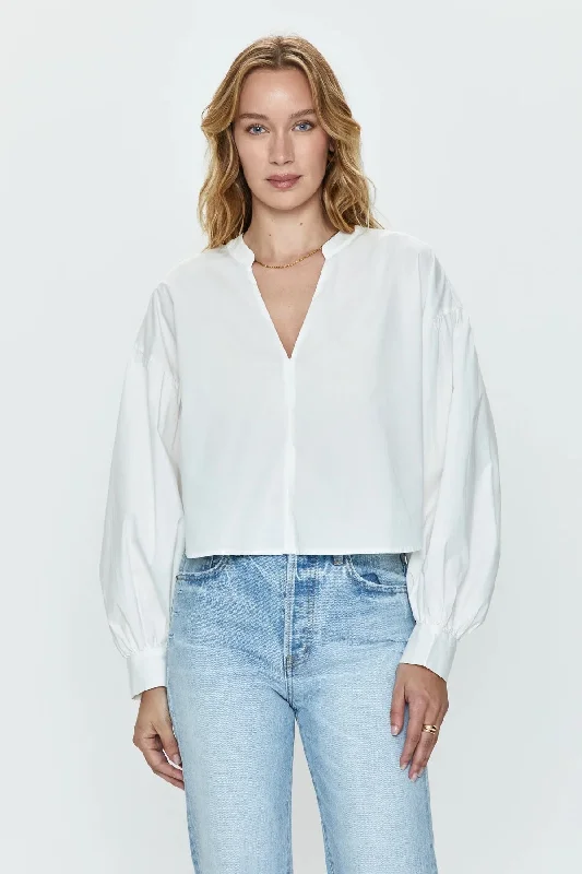 Pistola Lou Puff Sleeve Shirt LE BLANC