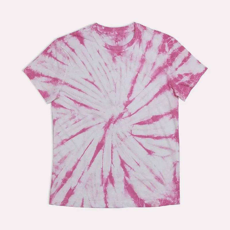 Last Chance AR - Men 'Pink' Tie-Dye Graphic Short Sleeve T-Shirt AR215