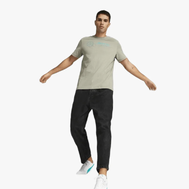 Weekend Deals You Can't Resist Puma Mens Mapf1 Logo Short Sleeve Tee Birch Tree