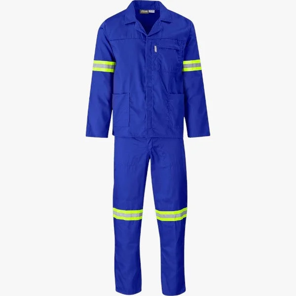 Massive Deals Brands Premium 2 Pc Conti Suit With Reflective Tape Royal Blue