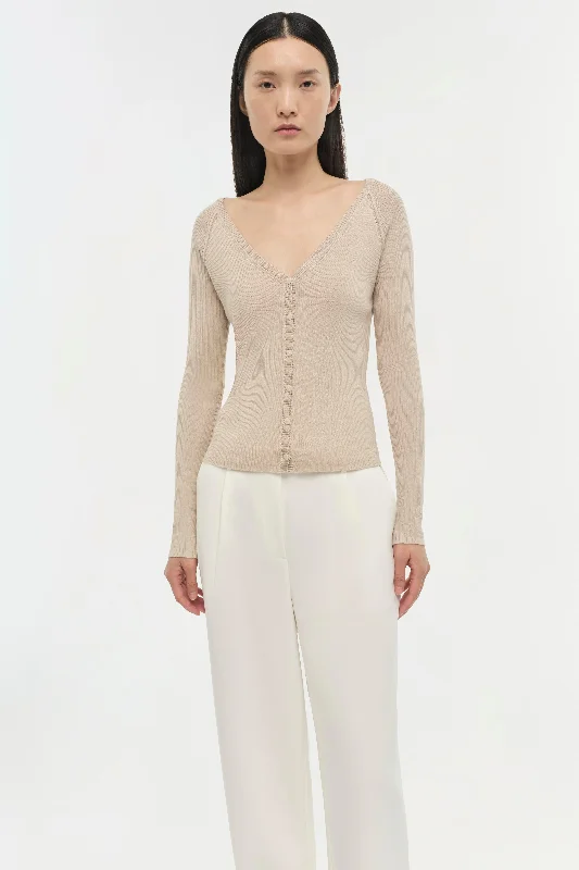 Darlene Silk Cashmere Cardigan