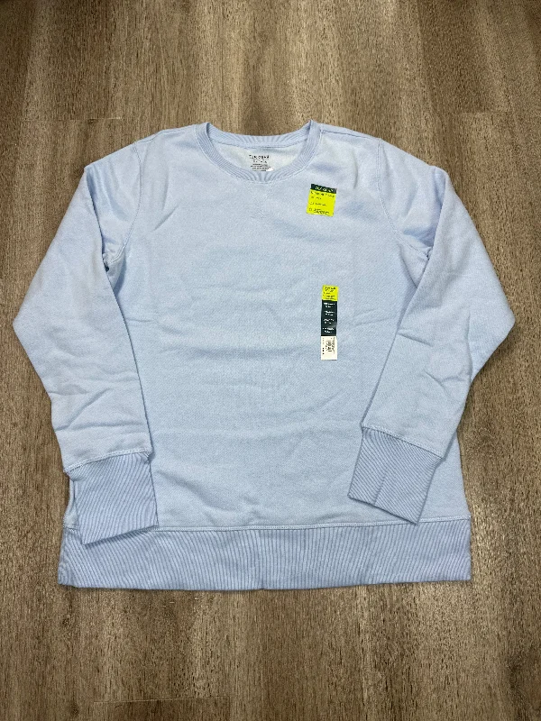 Weekend Specials to Delight Athletic Sweatshirt Crewneck By Tek Gear In Blue, Size: Xl