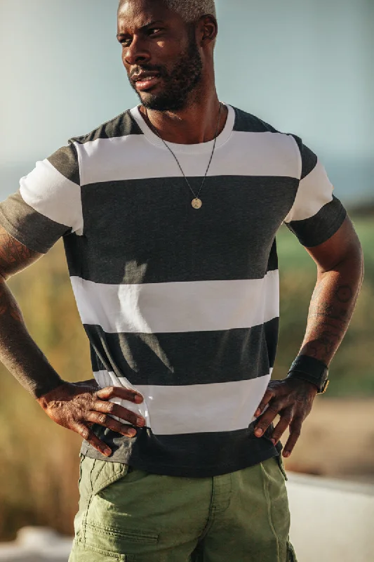Stock Clearance &SONS 75 T-Shirt Black Stripe
