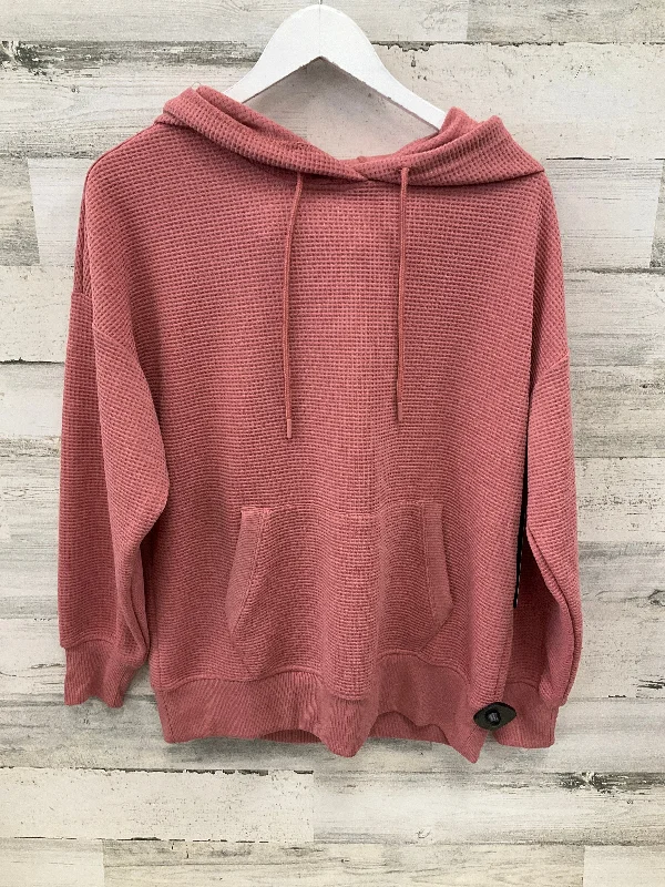 Lowest Price Sweatshirt Hoodie By 90 Degrees By Reflex In Coral, Size: L