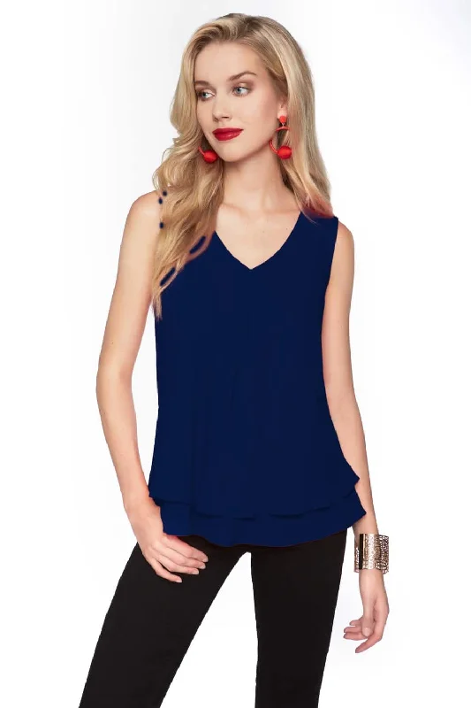 Frank Lyman Top Style 61175-MIDB Midnight-Blue