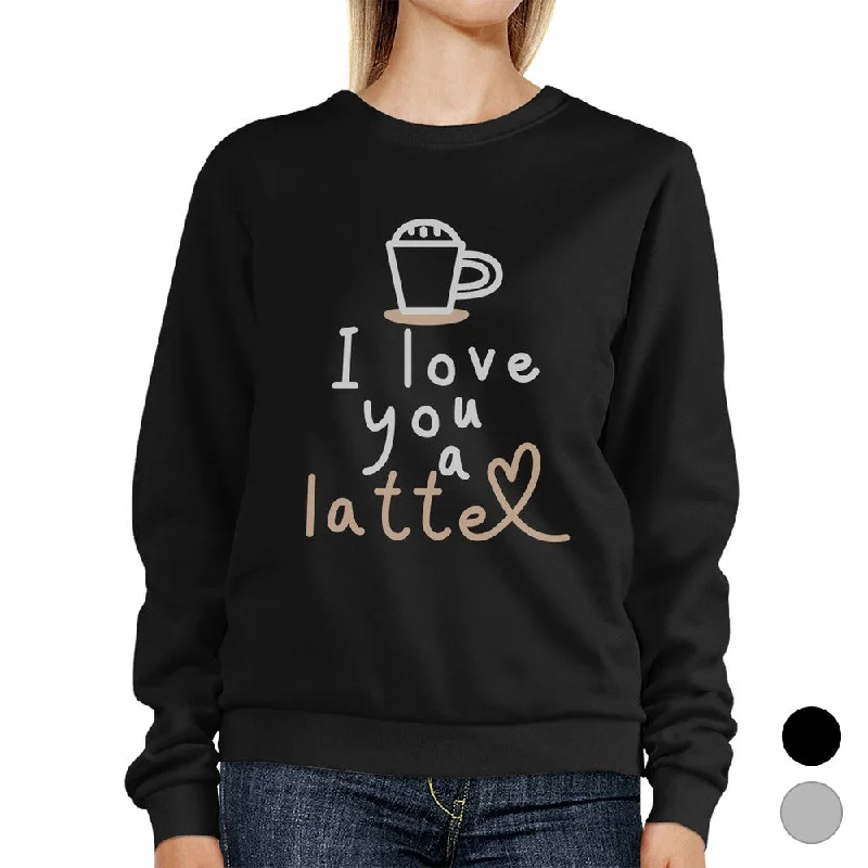 Weekend Specials to Savor Love A Latte Unisex Crewneck Sweatshirt