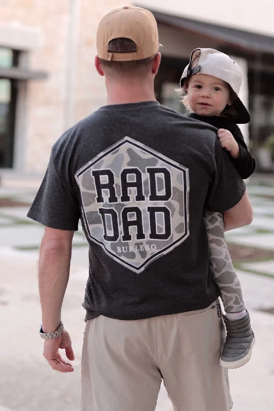 Incredible Offers SS - Rad Dad - Heather Black