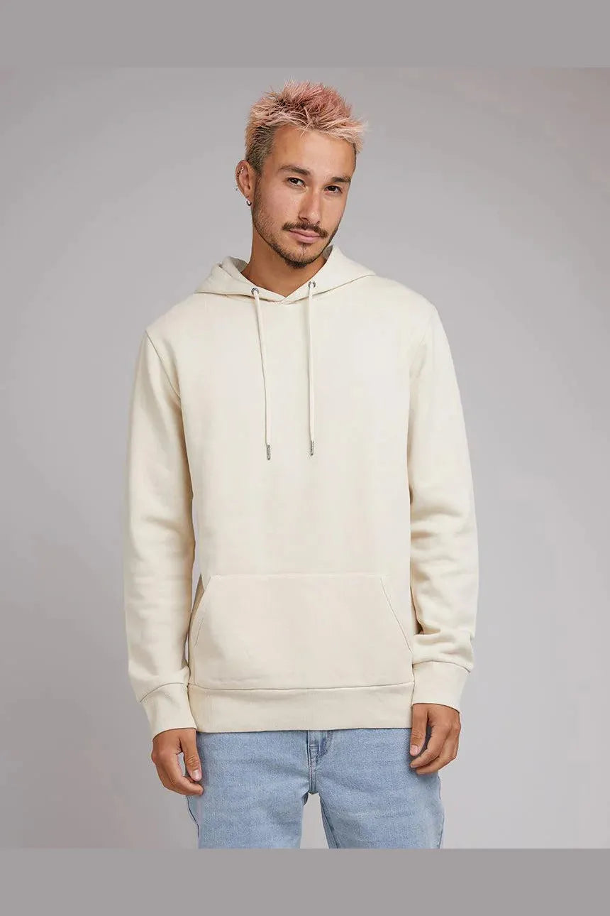 Unbeatable Deal SILENT THEORY Curved hem hoody - Natural
