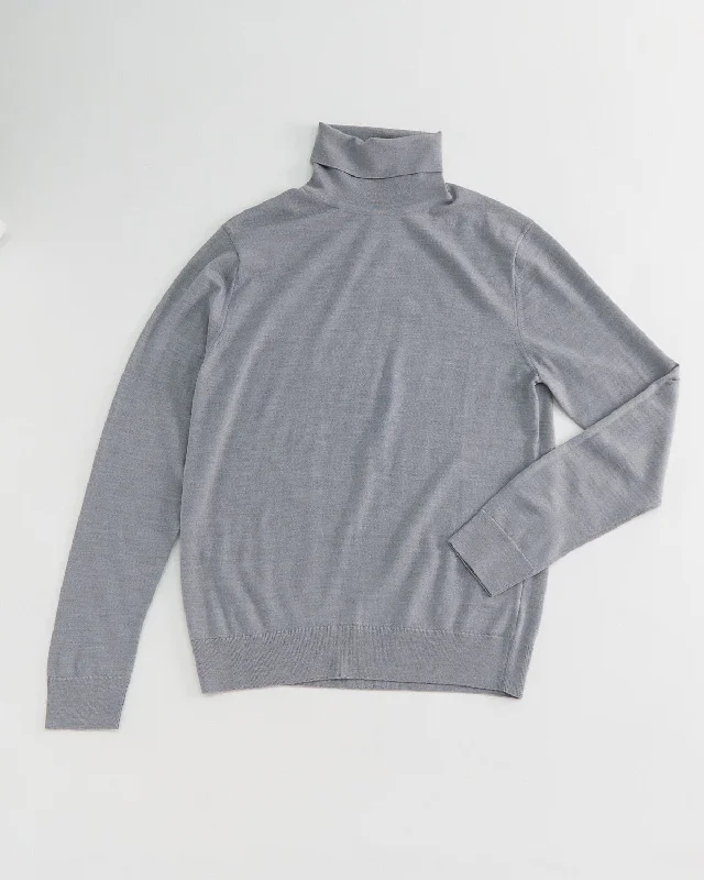 TIME-Limited Offer Gim Super 140S Turtle Neck / Grey