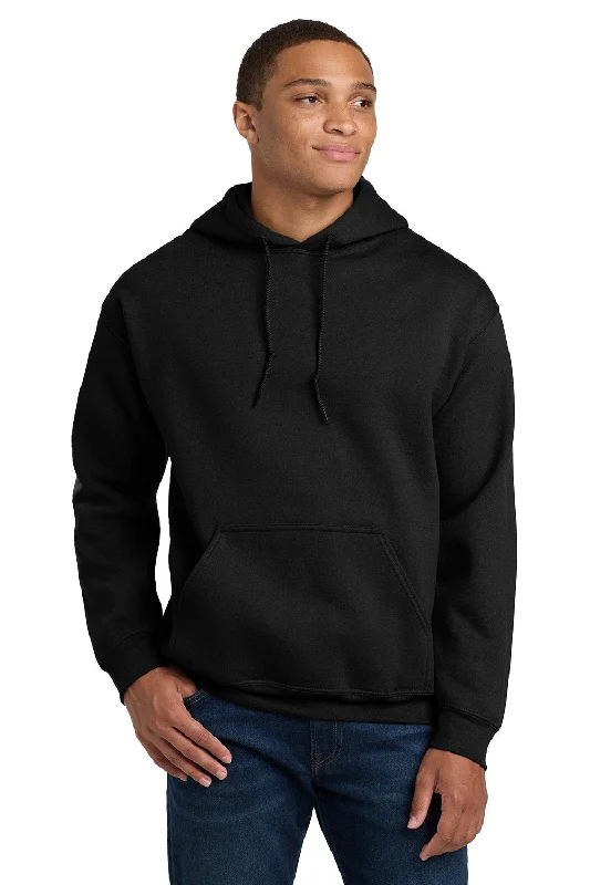 Sale Event Gildan Mens Pill Resistant Hooded Sweatshirt Hoodie w/ Pouch Pocket - Black Sale Event Gildan Mens Pill Resistant Hooded Sweatshirt Hoodie w/ Pouch Pocket - Black