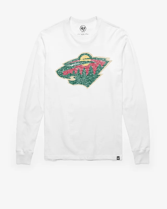 Weekend Discounts to Indulge In MINNESOTA WILD PREMIER '47 FRANKLIN LONG SLEEVE TEE