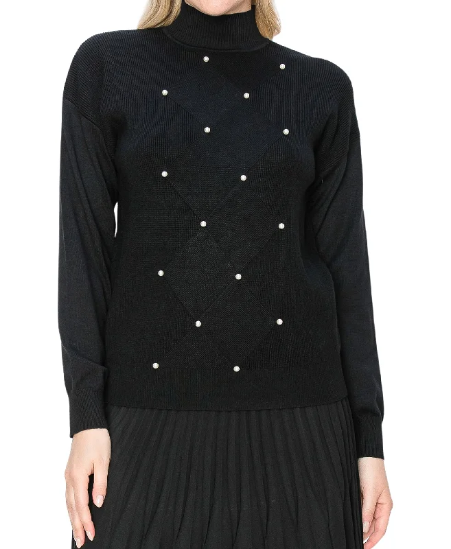 Weekend Bargains to Love Sweater w/ Pearls