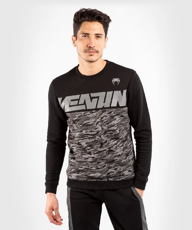 Hot Deal Venum Connect Crewneck Sweatshirt - Black/Dark Camo