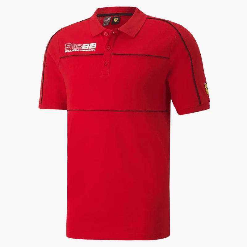 Weekend Specials to Delight Puma Mens Ferrari Race Short Sleeve Polo Golfer Rosso Red