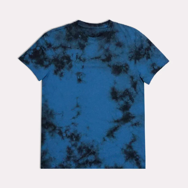 Holiday Sale AR - Men 'Blue' Tie-Dye Graphic Short Sleeve T-Shirt AR216