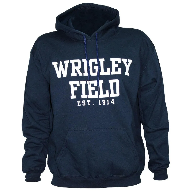 Weekend Offers That Shine Wrigley Field Est. 1914 Navy Core Hooded Sweatshirt