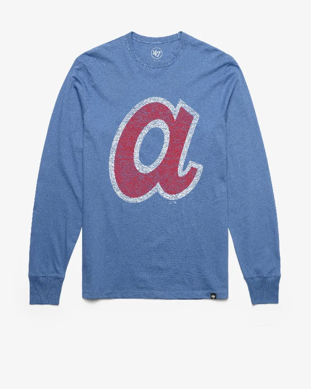 Hot Deal ATLANTA BRAVES COOPERSTOWN PREMIER '47 FRANKLIN LONG SLEEVE