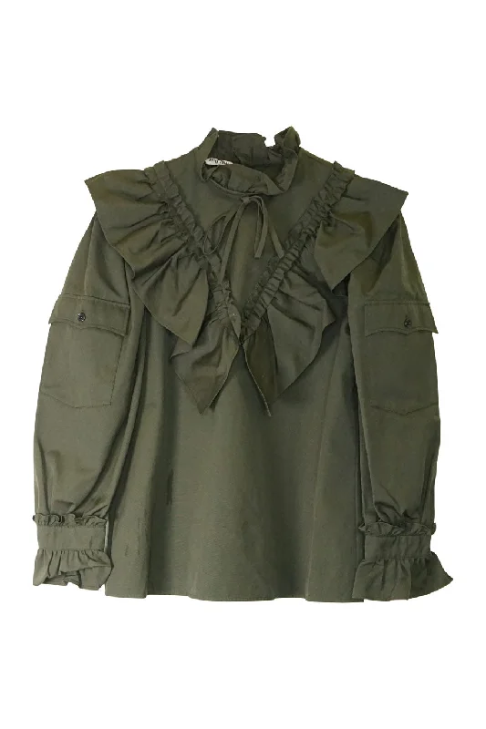 Savings Galore [WW22575] Miu Miu | Long sleeve top