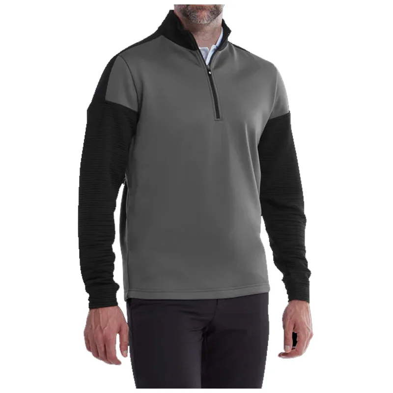 Weekend Discounts to Celebrate FootJoy Mens Ribbed Chill-Out Xtreme Half Zip Small